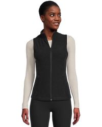 Beyond Yoga - Venice Zip-Front Vest Jacket, Elastane/Polyester - Lyst