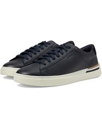 BOSS - Clint Smooth Leather Low Top Sneakers - Lyst