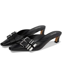 MICHAEL Michael Kors - Darrington Kitten Mule High Heels, Leather/Rubber - Lyst