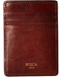 Bosca - Dolce Collection - Deluxe Front Pocket Wallet - Lyst