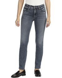 Silver Jeans Co. - Most Wanted Mid-rise Straight Leg Jeans L63413edb341 - Lyst