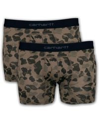Carhartt Mens Cotton Polyester 2 Pack Boxer Brief 