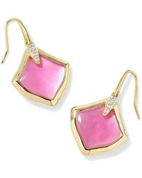 Kendra Scott - Joelle Drop Earrings Earring, Brass/Glass/Pearl - Lyst