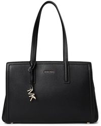 MICHAEL Michael Kors - Laila Medium Tote Tote Handbags, Leather/Polyester - Lyst