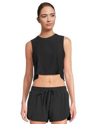Beyond Yoga - Featherweight Balance Cropped Tank Top Workout, Elastane/Polyester - Lyst