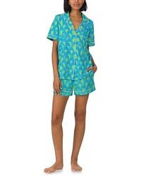 Bedhead PJs - Cotton Knit Short Sleeve Boxer Pj Set Pajama Sets Xl (Us 16) - Lyst