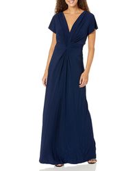 Vince Camuto - Plunge Ruched Jumpsuit - Lyst