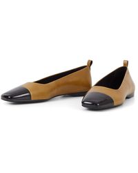 Vagabond Shoemakers - Delia Leather Toe Cap Flats - Lyst