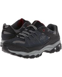 Skechers After Burn M. Fit in Blue for 