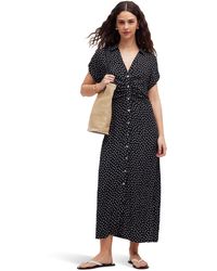 Madewell - Button-front Midi Shirtdress In Floral - Lyst