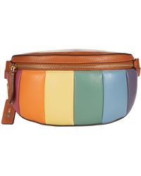 coach quilted belt bag