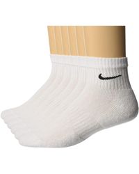 Nike Everyday Cushion Ankle Training Socks 6-pair Pack - White