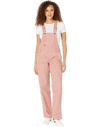 Dickies Relaxed Bib Overalls - Pink