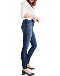 Madewell Tall 10 High-rise Skinny Jeans In Danny Wash: Denim Edition - Green