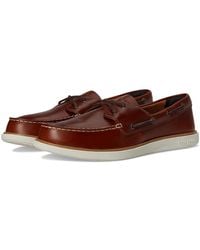 Cole Haan - Grand Crosscourt Boat Shoe Lace-Up Boots British Tan/Dark Chocolate/Ivory 10.5 D - Lyst
