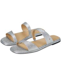 MICHAEL Michael Kors - Jaida Flat Sandal Sandals, Leather - Lyst