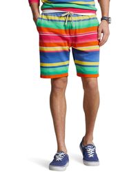 Polo Ralph Lauren - 8.5-inch Striped Spa Terry Shorts - Lyst