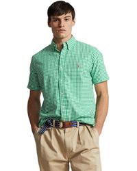 Polo Ralph Lauren - Classic Fit Gingham Oxford Short Sleeve Shirt - Lyst
