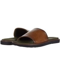 SAND SANDAL Kenneth Cole Shoes Flip-Flops Brown Men New 