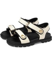 COACH - Brynn Canvas Sandal (Chalk/) Sandals - Lyst
