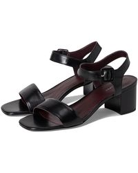 Tory Burch - Double T City Sandals 55Mm Wedge Shoes, Textile - Lyst