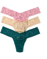 Hanky Panky - Breathe Natural Thong 3-pack - Lyst