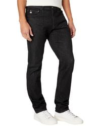 AG Jeans - Everett Slim Straight Fit Jeans In Black Marble - Lyst