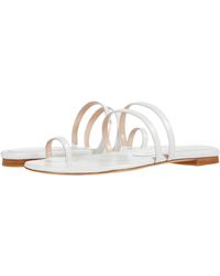 stuart weitzman kelli suede knot slide sandals