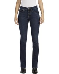 Silver Jeans Co. - Suki Mid Rise Curvy Fit Slim Bootcut Jeans L93639edb499 - Lyst