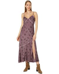 Lucky Brand Slip Midi Dress - Purple