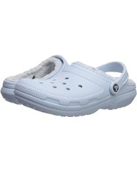 fur lined crocs yellow