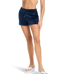 Juicy Couture - Velour Juicy Shorts With Back Bling - Lyst