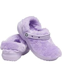 Crocs™ - Unisex Adult And Classic Fur Sure | Fuzzy Slippers Clog - Lyst