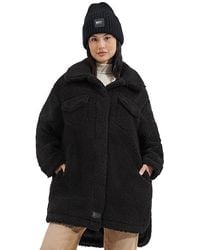UGG - Frankie Fluff Shirt Jacket Coat, Polyester - Lyst