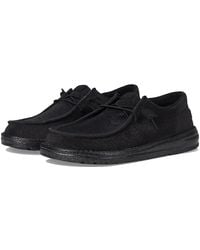 HEYDUDE - Wendy Funk Sparkle Flat Shoes, Leather - Lyst