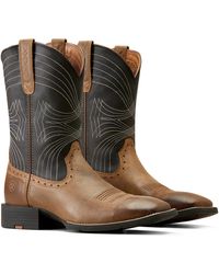 Ariat - Sport Wide Square Toe Western Boots - Lyst