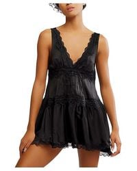 Free People - This Groove Mini Slip Jumpsuit & Rompers One Piece Xl 14) Lace/Polyester - Lyst