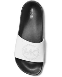 michael kors gilmore studded slides