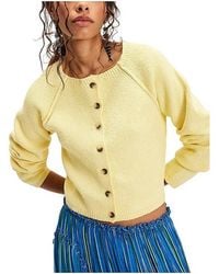 Free People - Sydney Shrunken Cardi Sweatshirt Xl 16) Cotton/Polyester - Lyst