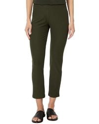 Eileen Fisher - Petite Slim Ankle Pants (Seaweed) Casual Pants - Lyst