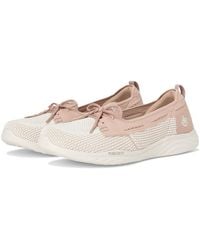 Skechers - On-The-Go Ideal Knit Skimmer Flat Shoes Taupe/Natureal 6.5 B - Lyst
