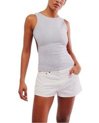 Free People - Wear It Out Backless Cami Clothing Xl 14) Cotton/Spandex - Lyst