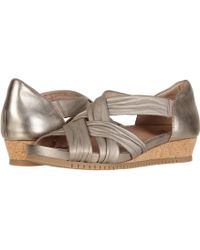earth thistle wedge sandal