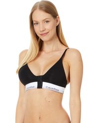 Calvin Klein - Modern Cotton Lightly Lined Triangle Recovery Bra - Lyst