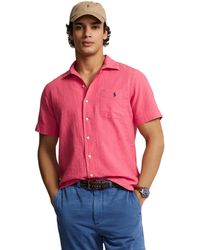 Polo Ralph Lauren - Classic Fit Linen-cotton Camp Shirt - Lyst