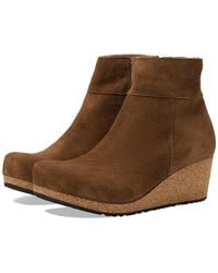 Birkenstock - Papillio By Ebba Wedge Bootie (Dark Tea) Boots - Lyst