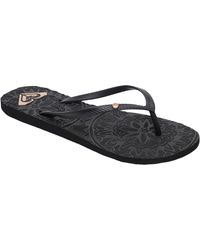 roxy flip flops clearance