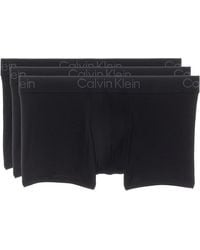 Calvin Klein - Ultra-Soft Modern 3-Pack Trunk Underwear/ Elastane/Modal - Lyst