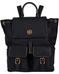 piper flap nylon backpack