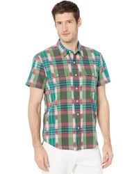 Lucky Brand - Ikat Plaid Workwear Short Sleeve Shirt - Lyst